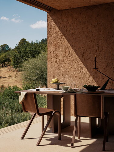 Hee Ready Chair, red stained oak - Image 7